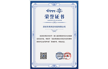 粵港澳大灣區科創專精特新標桿企業 TOP100